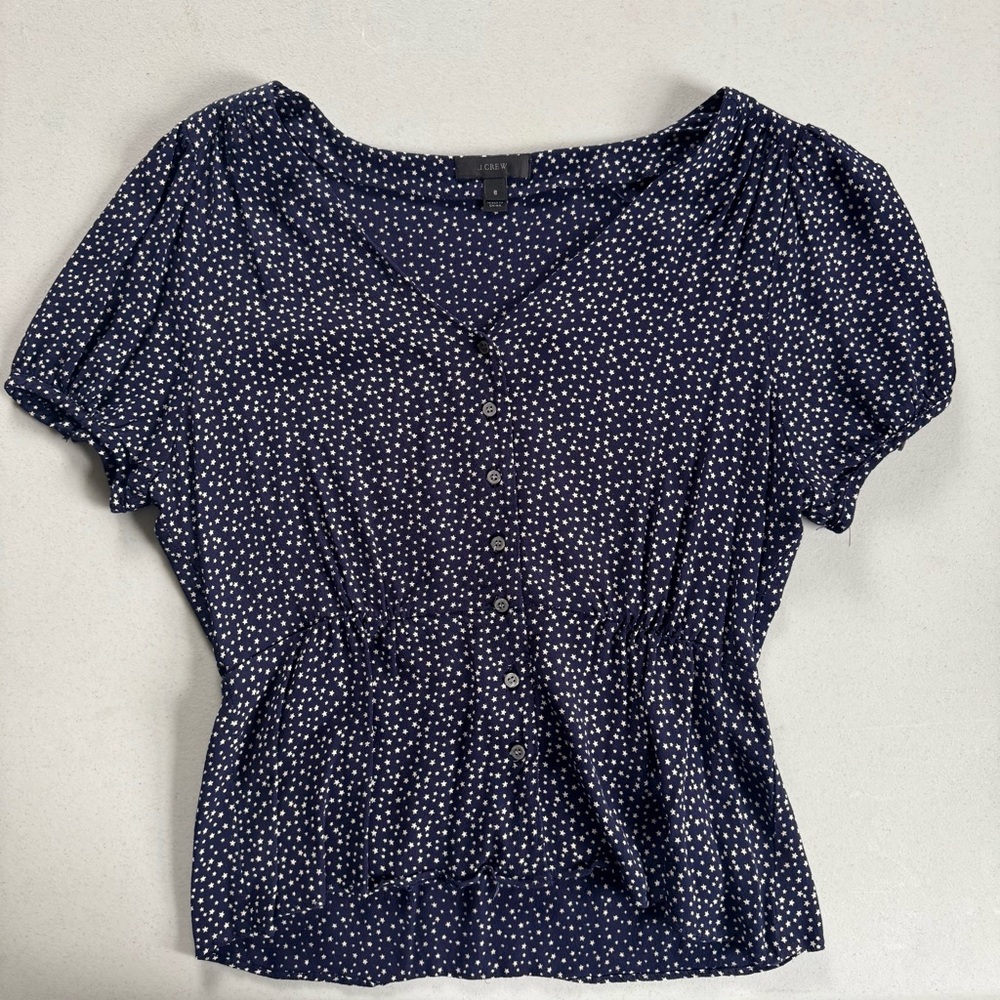 J Crew Star Blouse